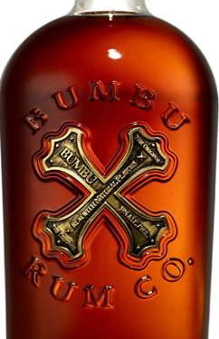 a bottle of Bumbu Rum