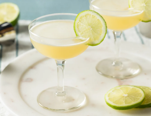 Two Lime Vodka Cocktails